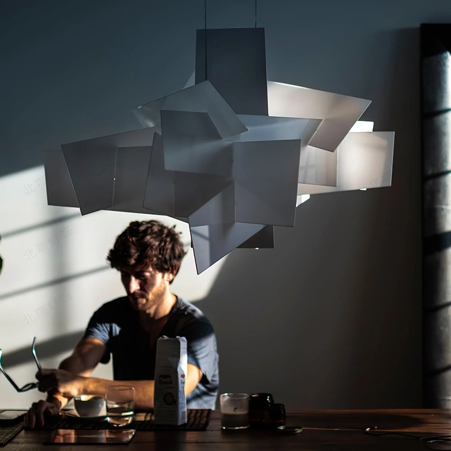 Ultalus Origami Starburst Pendant Light - Image 34