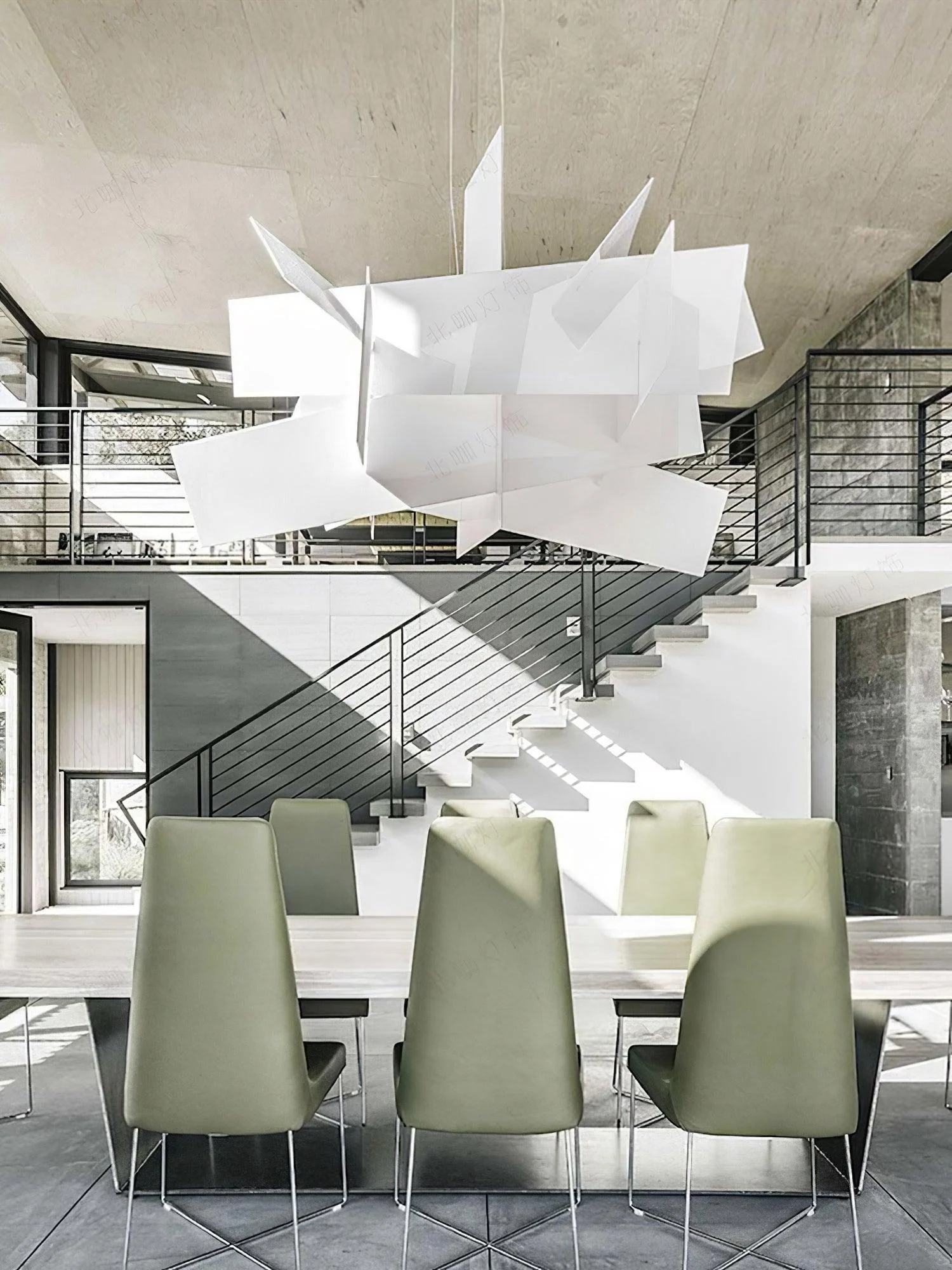 Ultalus Origami Starburst Pendant Light - Image 39
