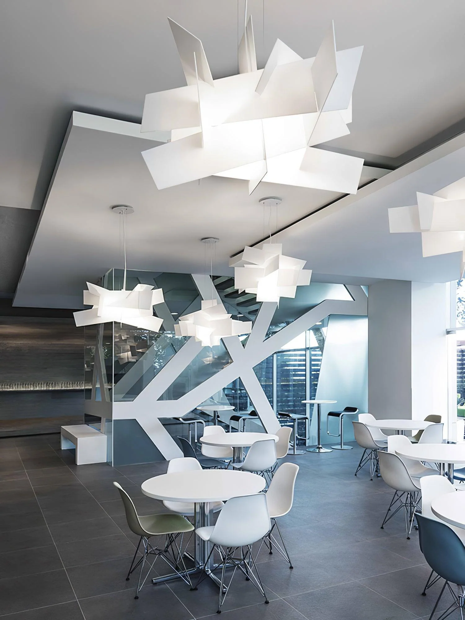 Ultalus Origami Starburst Pendant Light - Image 42