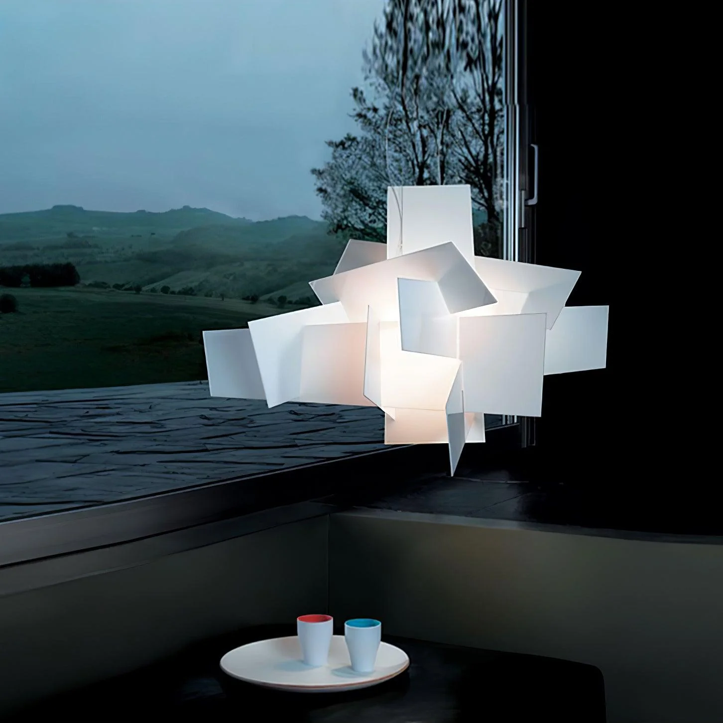 Ultalus Origami Starburst Pendant Light - Image 5