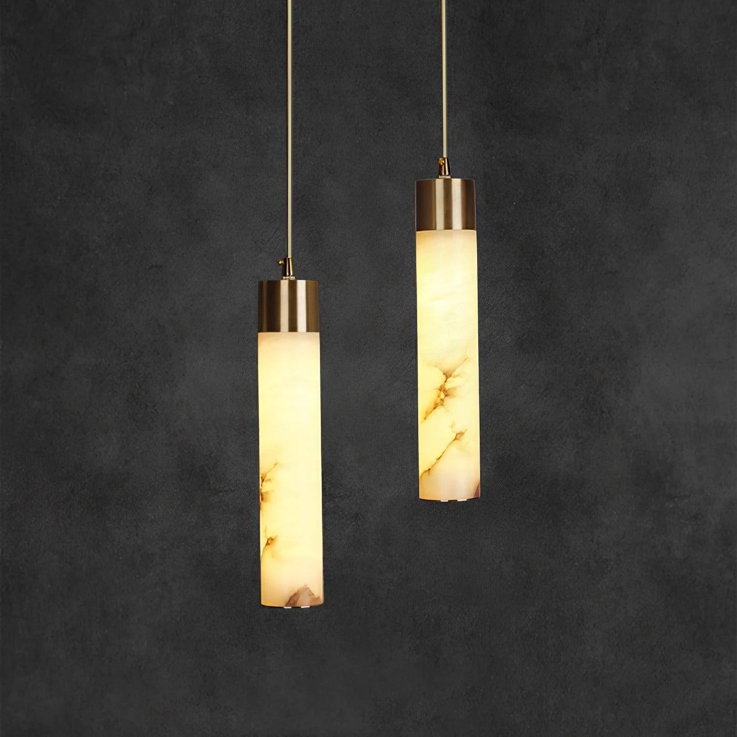 Cylinder Alabaster Pendant Light - Image 16