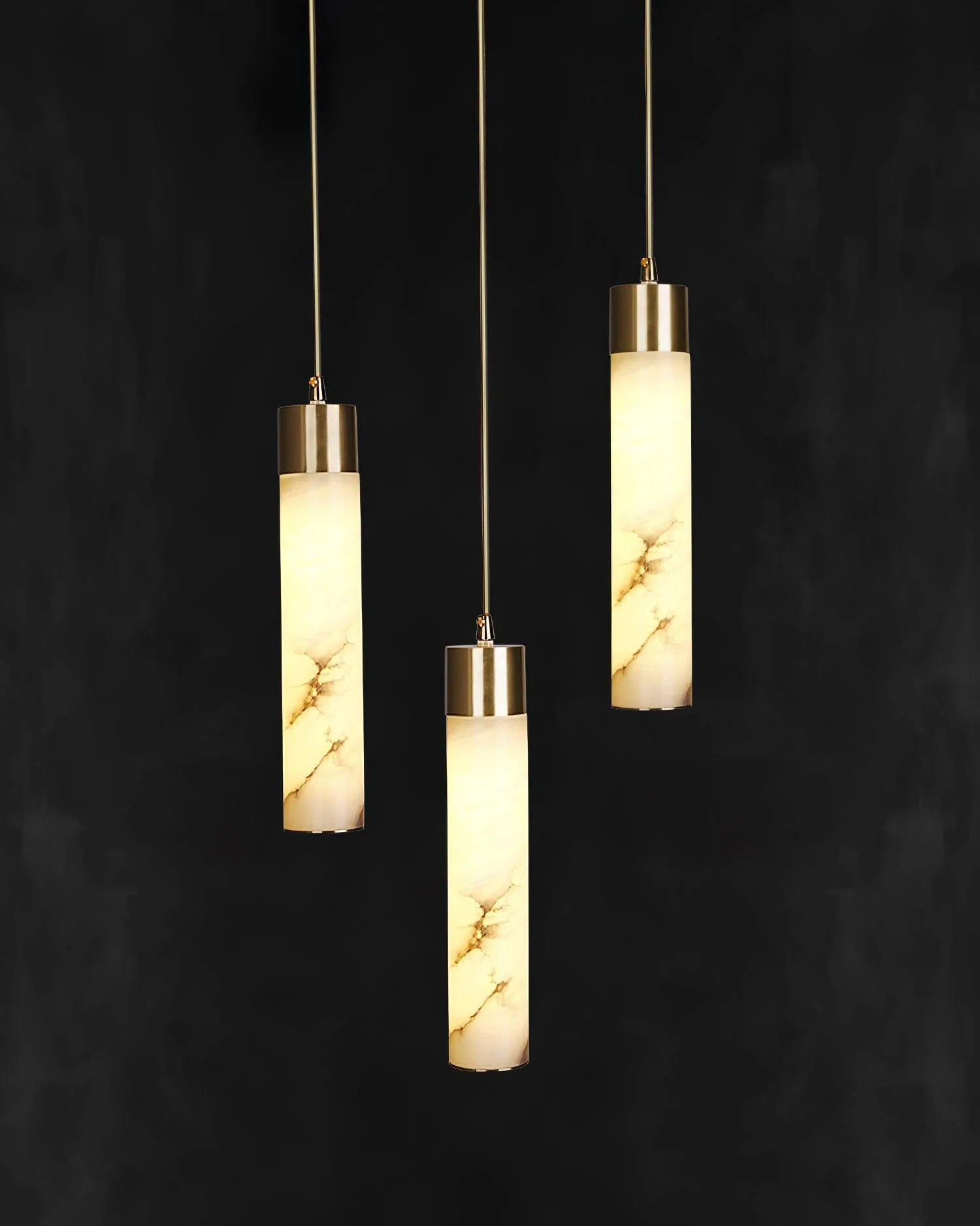 Cylinder Alabaster Pendant Light - Image 19