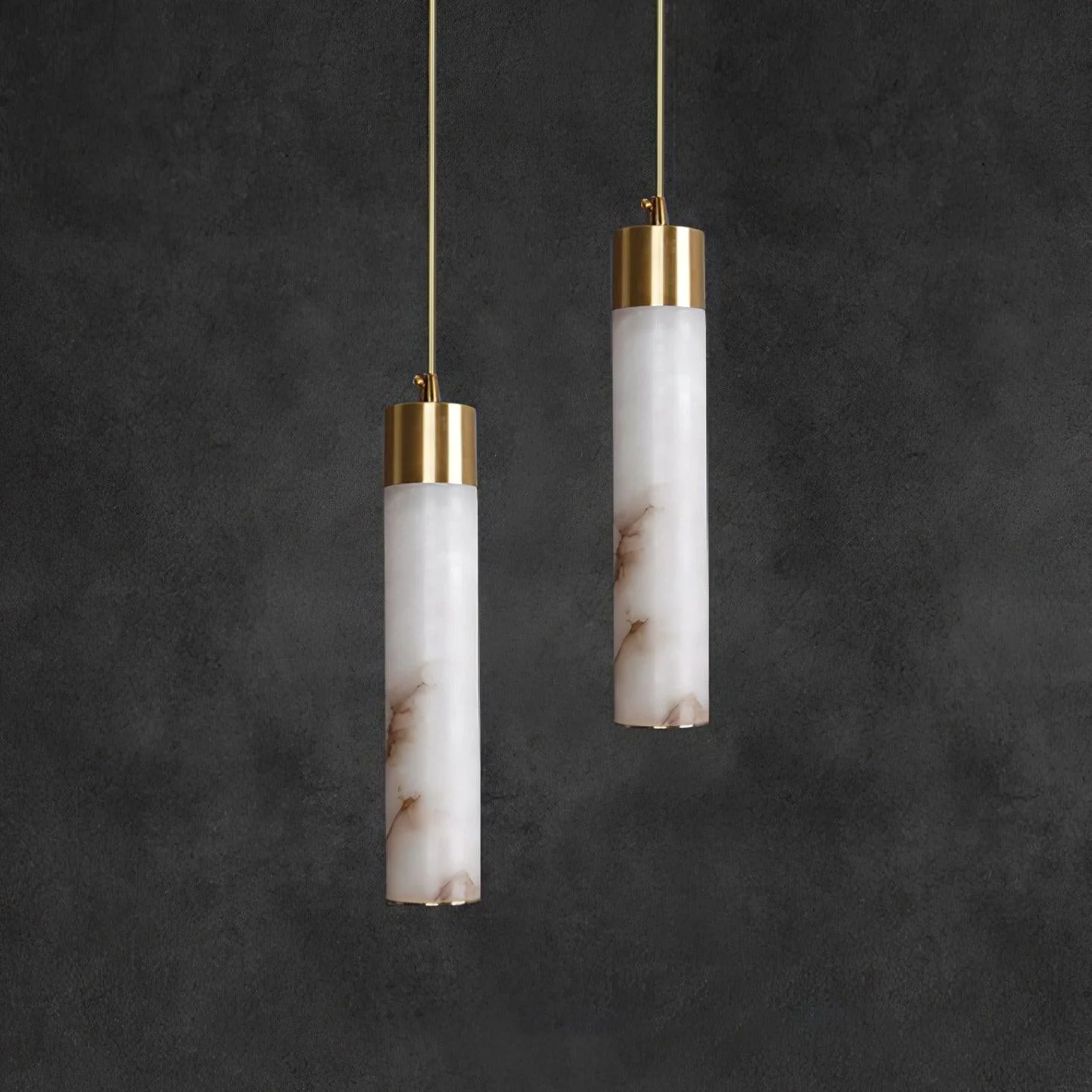 Cylinder Alabaster Pendant Light - Image 22