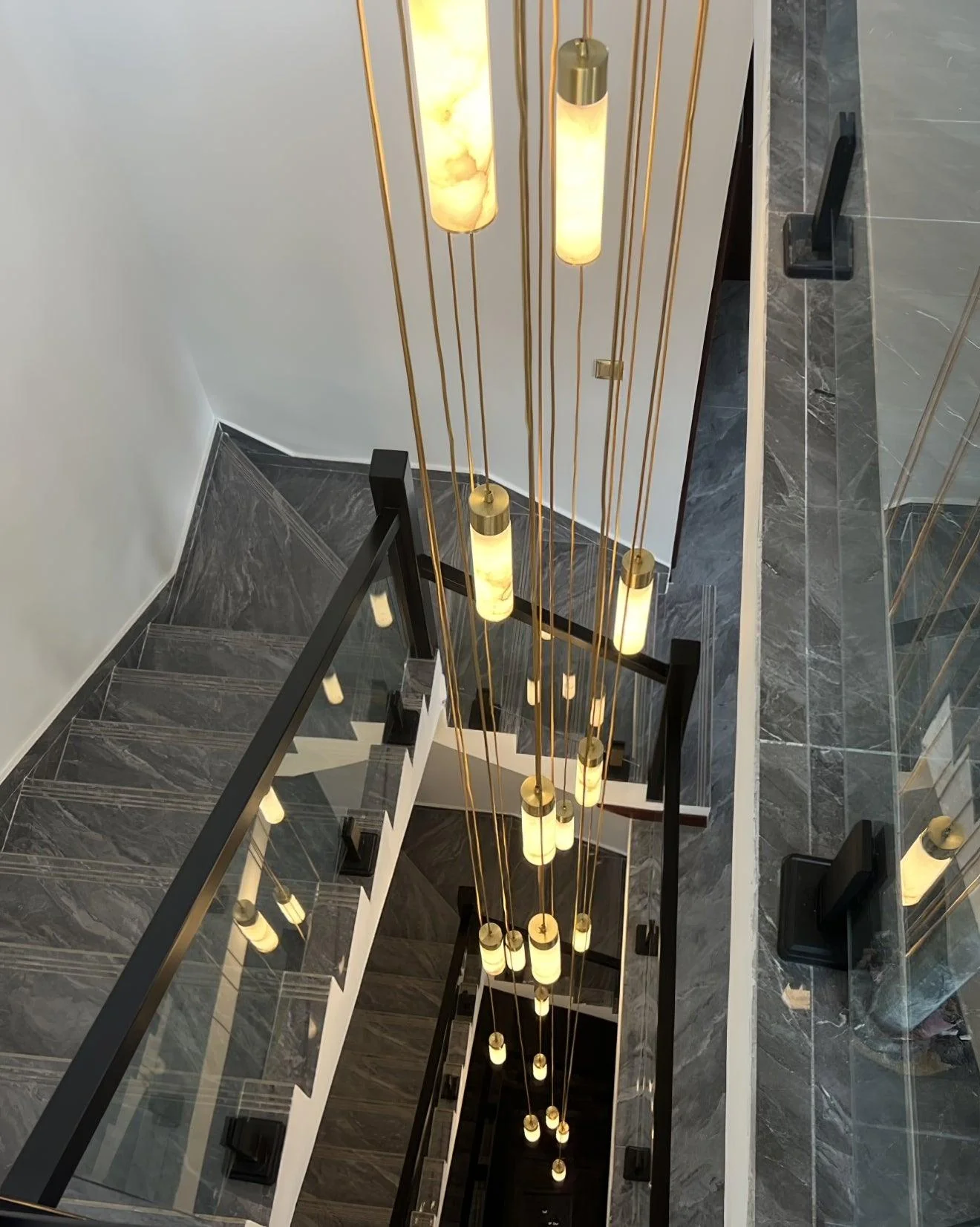 Cylinder Alabaster Pendant Light - Image 25