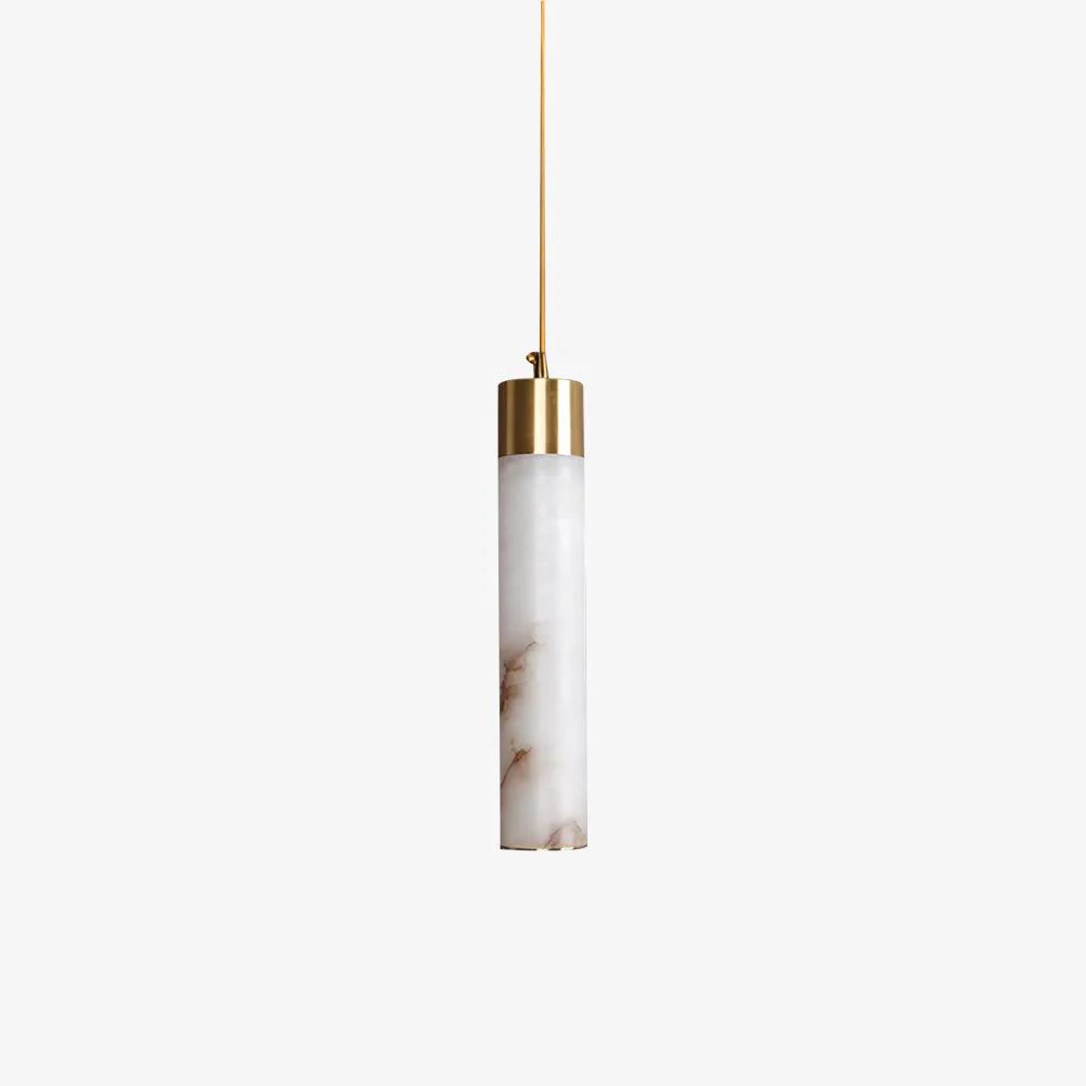 Cylinder Alabaster Pendant Light - Image 9
