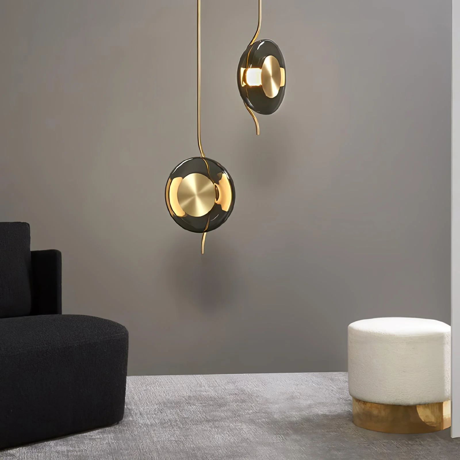 Umirus Modern Minimalist Glass Pendant Lamp - Image 4