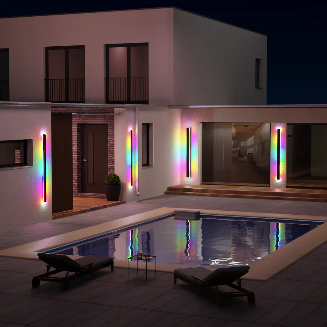 United Linear LED Long Minimalist Outdoor Wall Light - Image 6