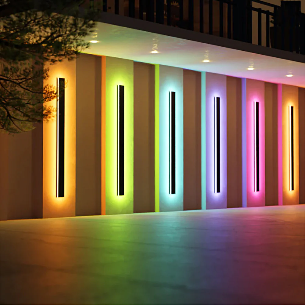 United Linear LED Long Minimalist Outdoor Wall Light - Image 9