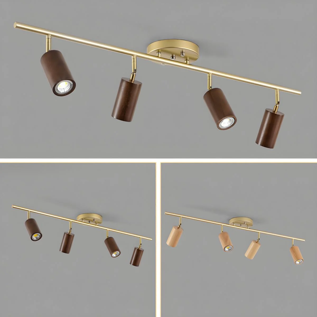 Usolila Modern Minimalist Wood Ceiling Light - Image 15