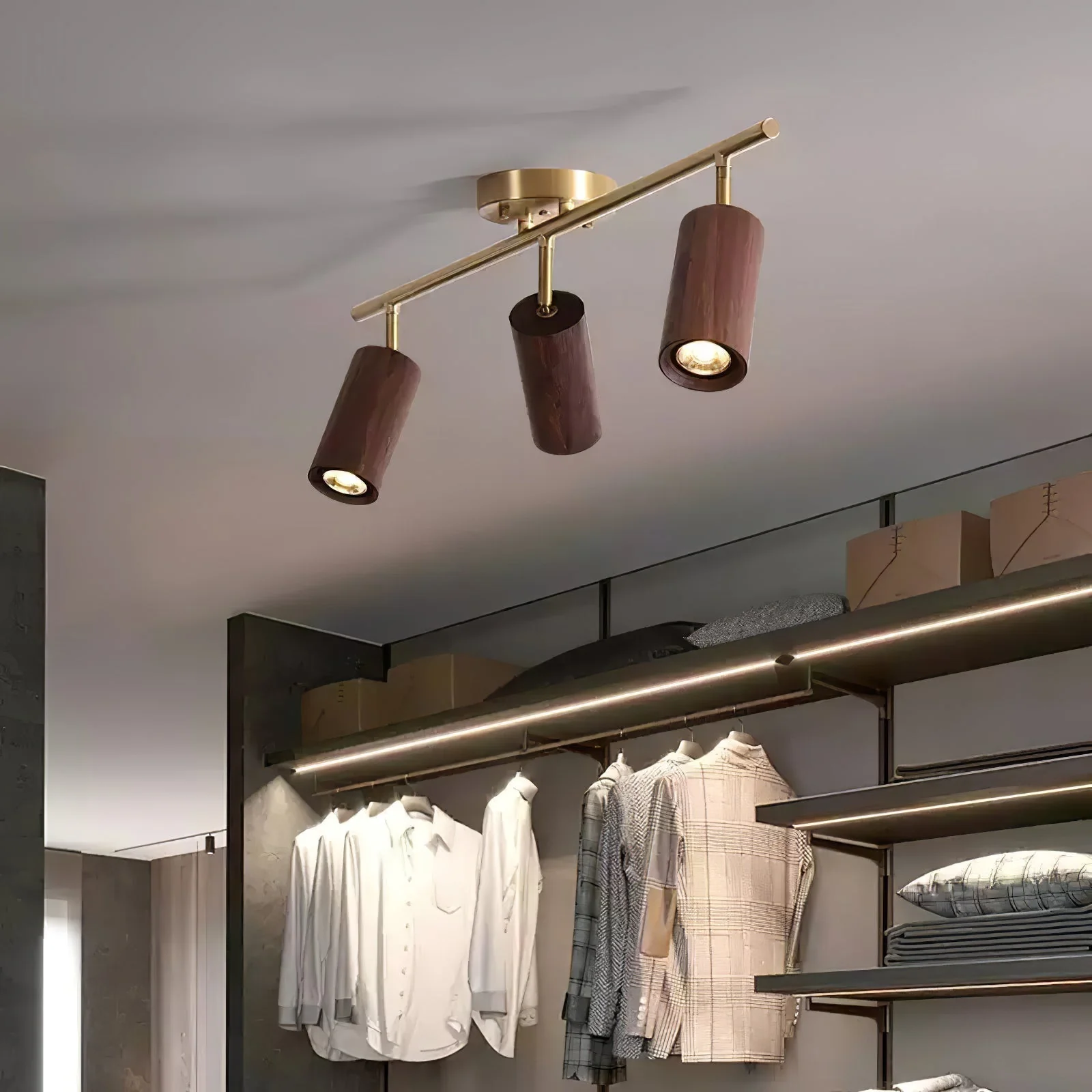 Usolila Modern Minimalist Wood Ceiling Light - Image 16