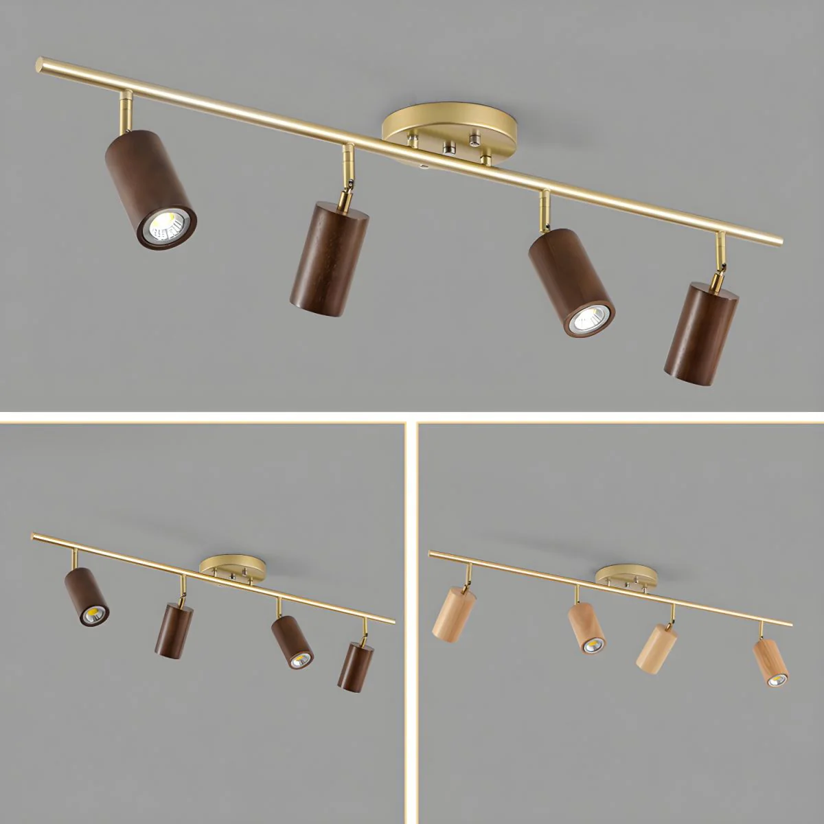 Usolila Modern Minimalist Wood Ceiling Light - Image 19