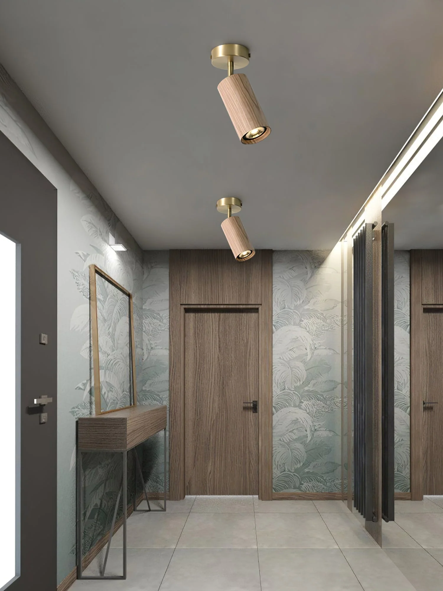 Usolila Modern Minimalist Wood Ceiling Light - Image 25