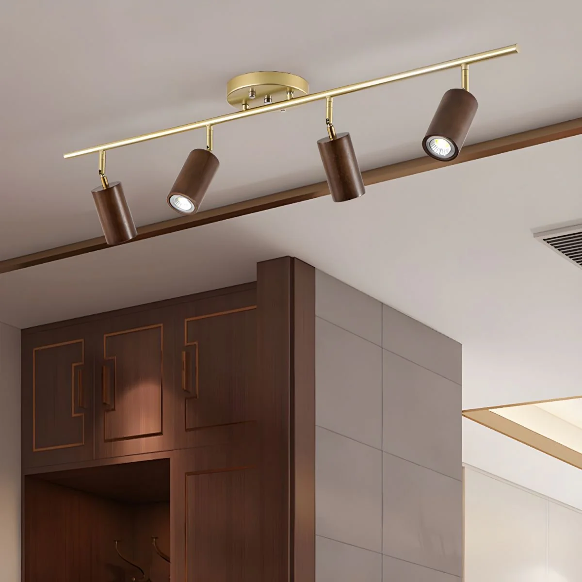 Usolila Modern Minimalist Wood Ceiling Light - Image 28