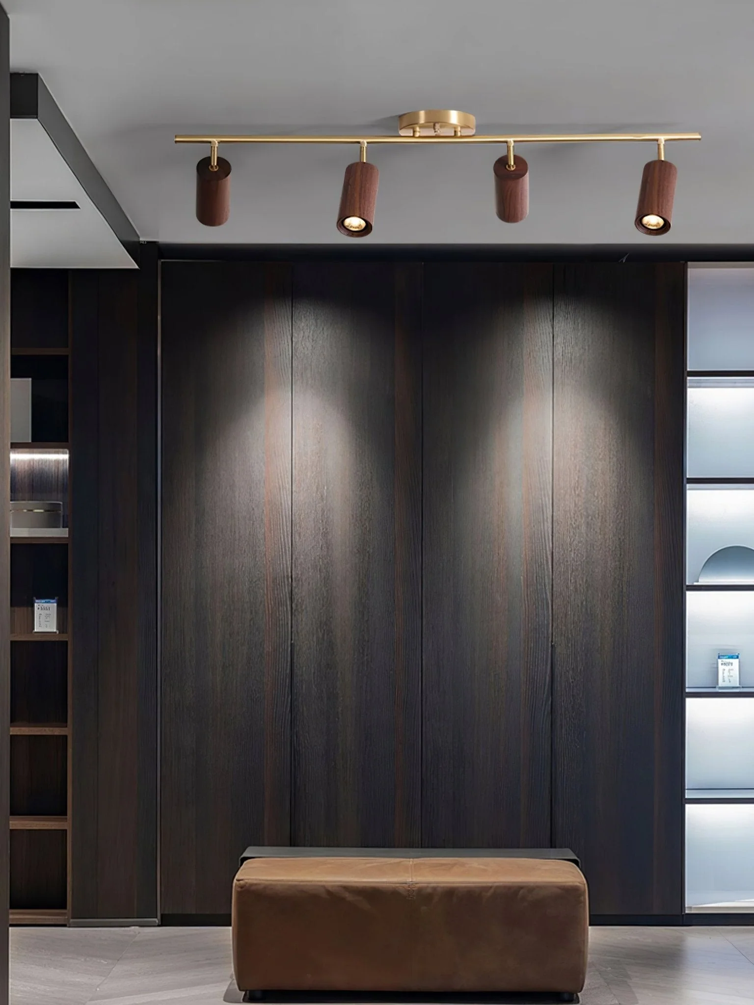 Usolila Modern Minimalist Wood Ceiling Light - Image 38