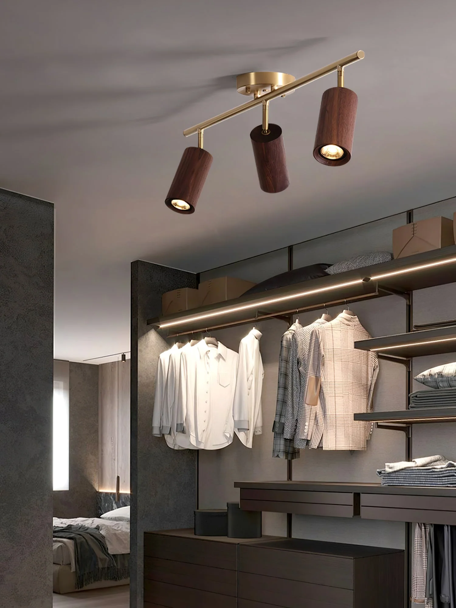 Usolila Modern Minimalist Wood Ceiling Light - Image 39