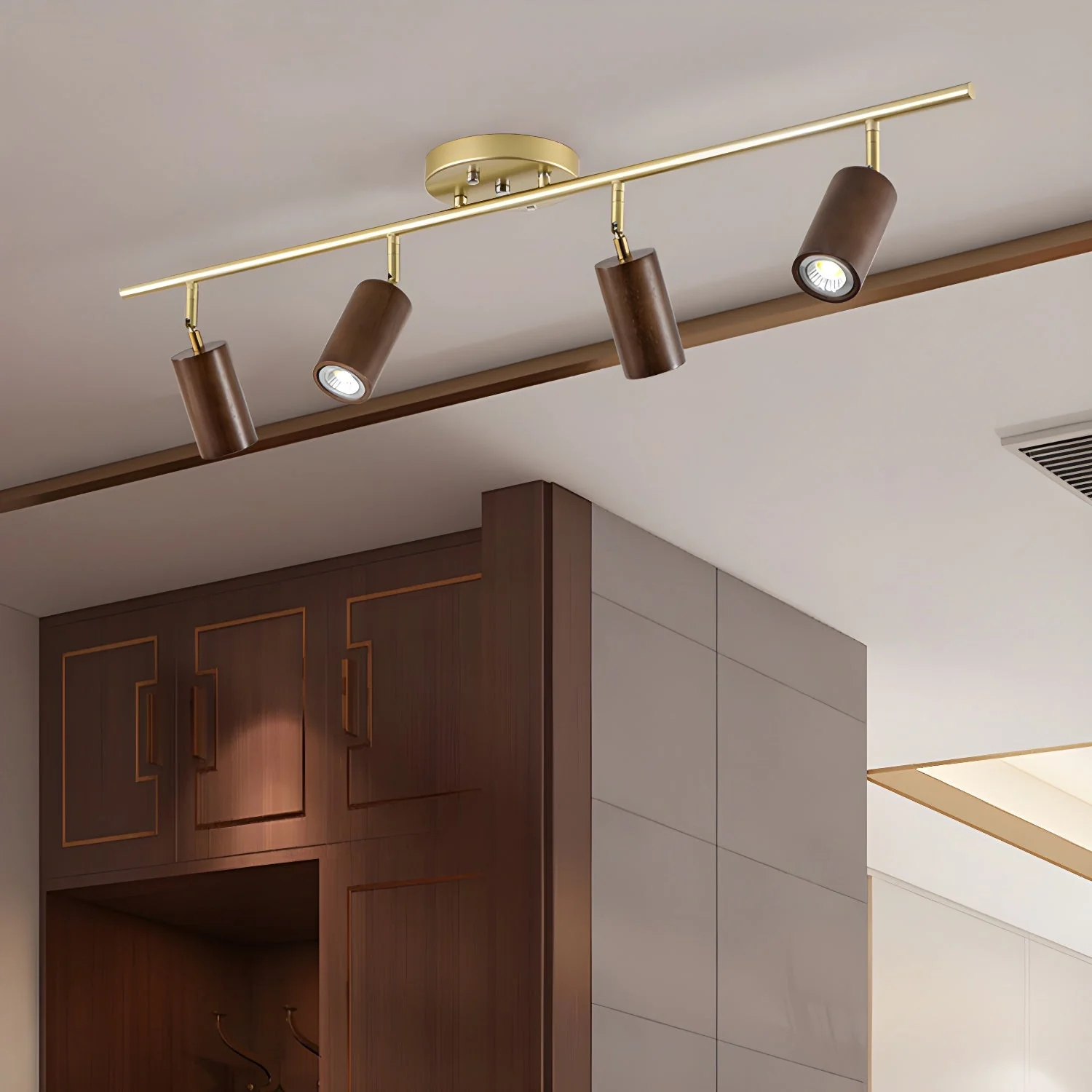 Usolila Modern Minimalist Wood Ceiling Light - Image 44