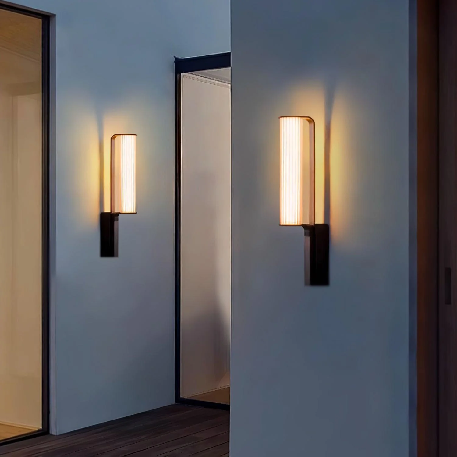Utalionis Unique Arc LED Sconce Outdoor Lighting - Image 4