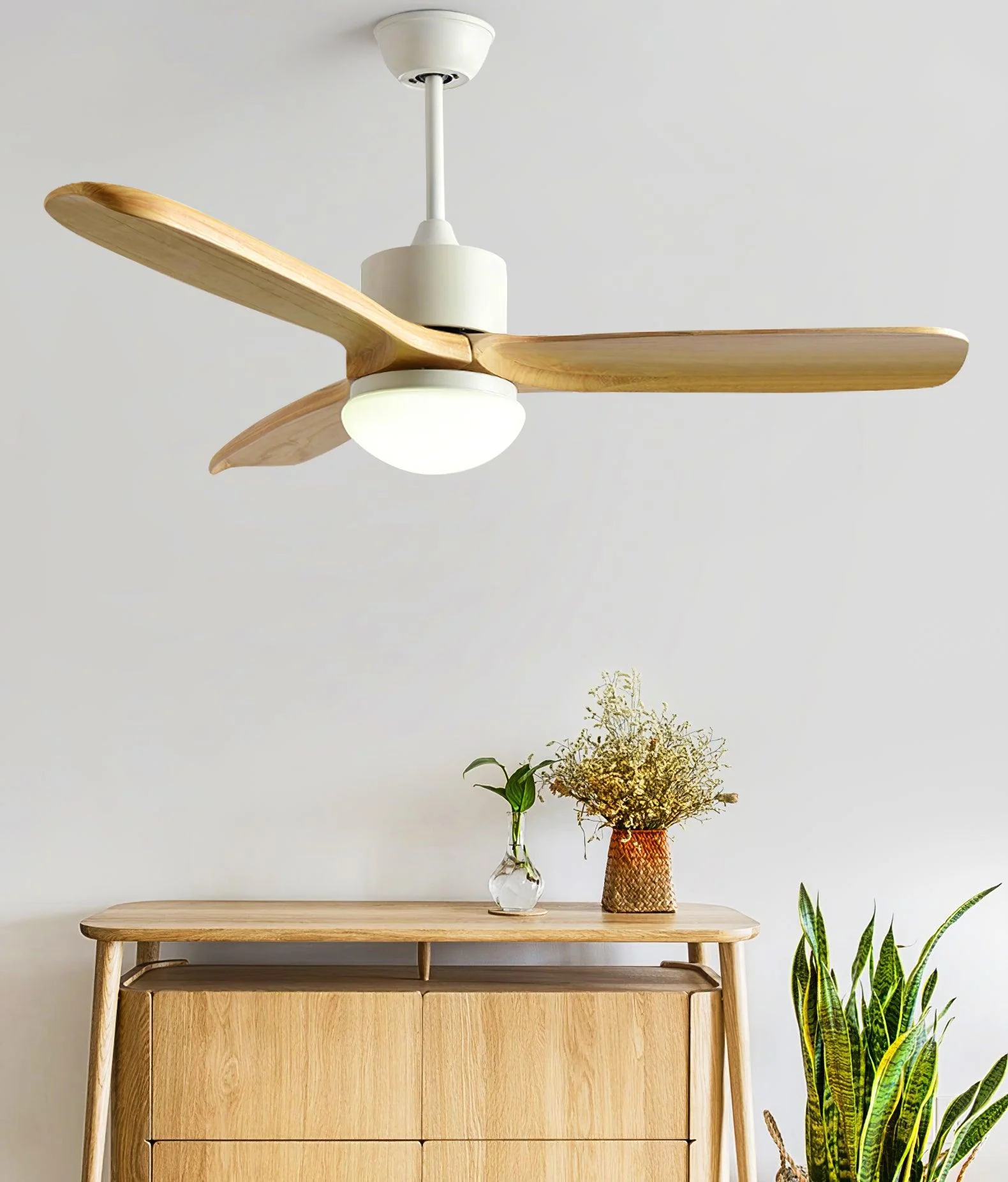 Utalis Elegance Natural Ceiling Fan Light - Image 23