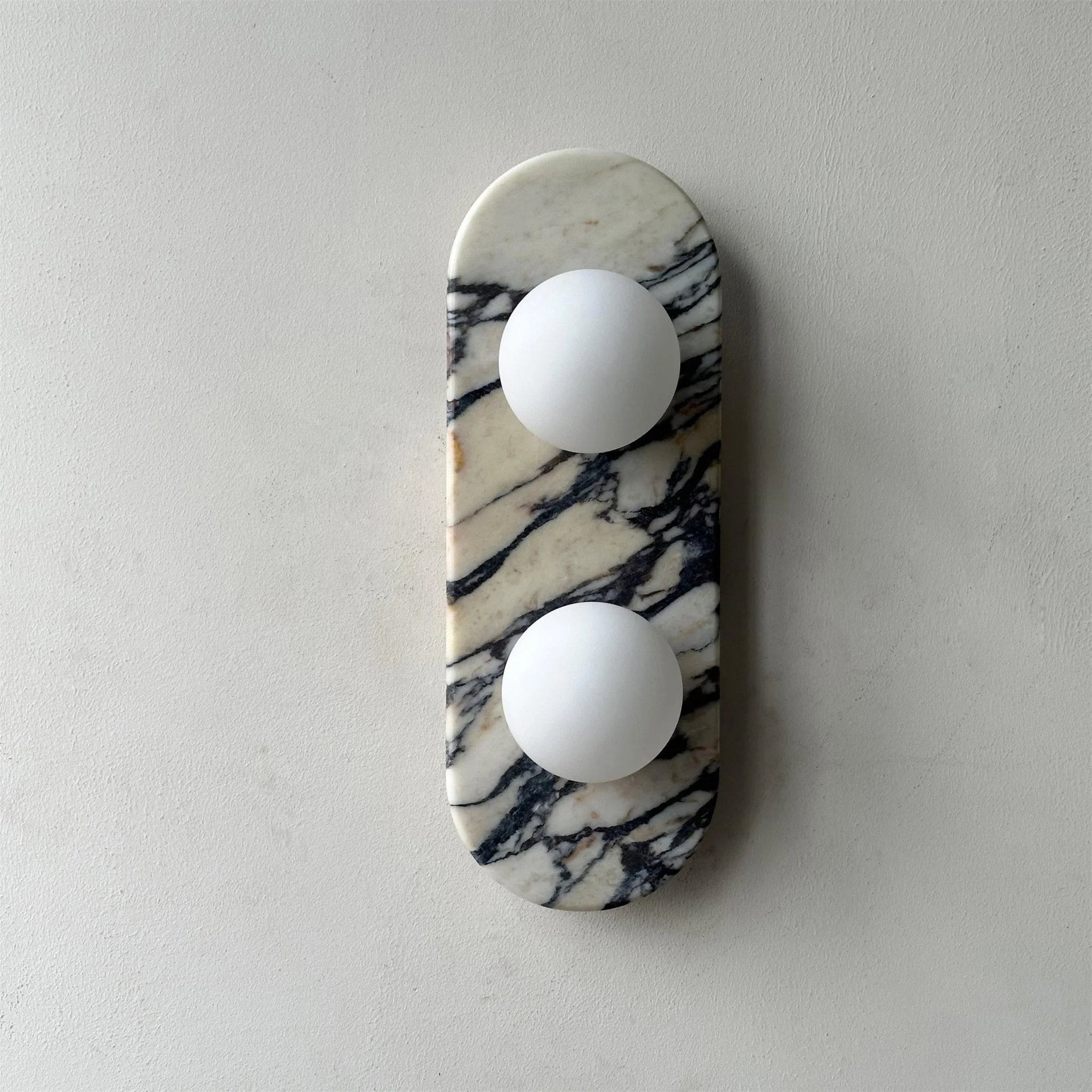 Utheisra Elegance Unique Glass Marble Wall Lamp - Image 2