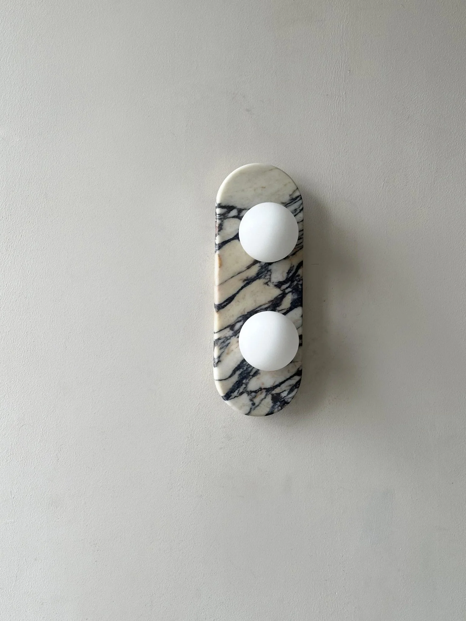 Utheisra Elegance Unique Glass Marble Wall Lamp - Image 4
