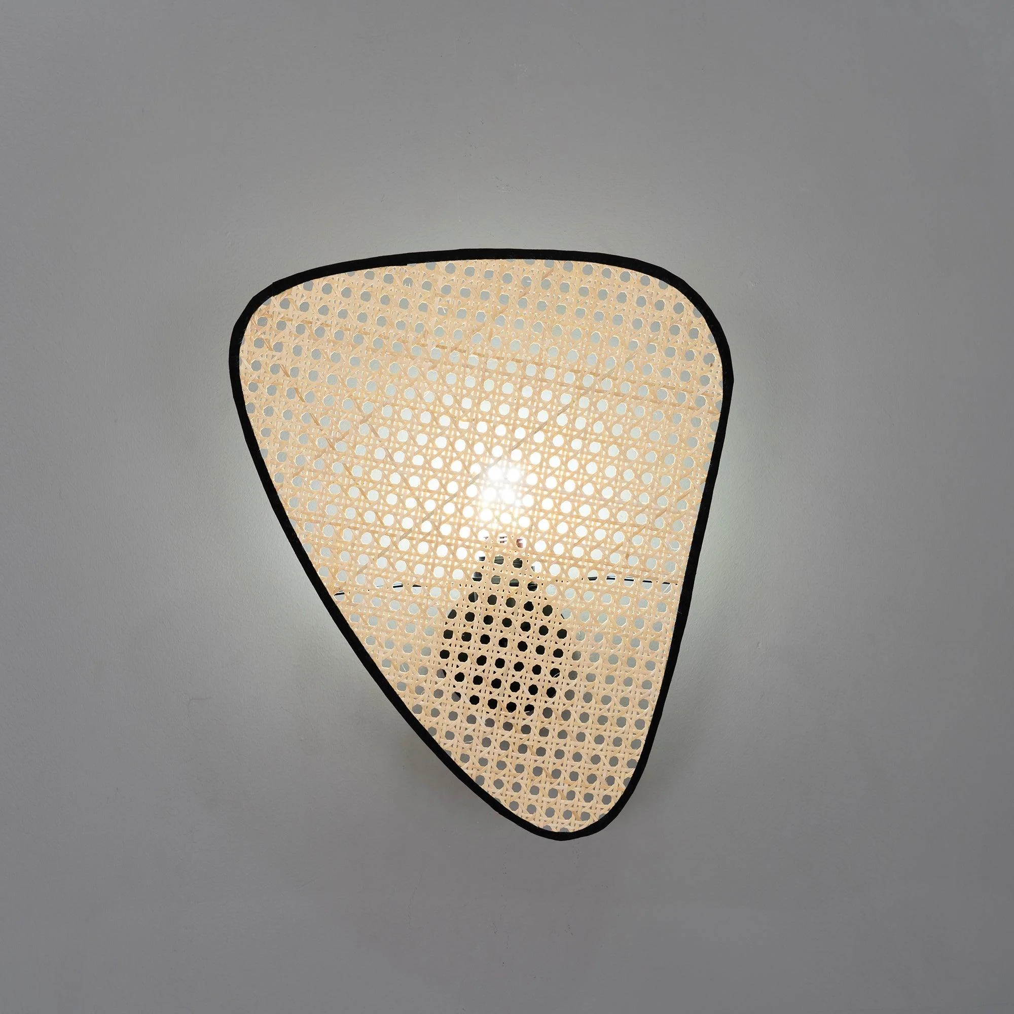 Uvelan Art Natural Cannage Bamboo Sconce Wall lamp - Image 32