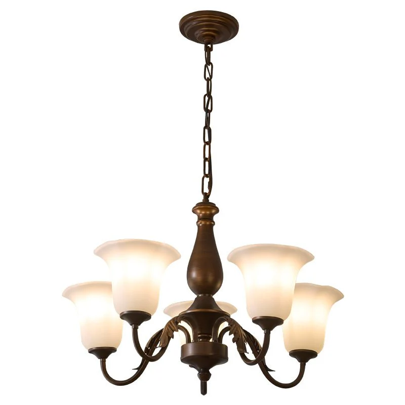 Uveleth Traditional Elegance Glass Chandelier - Image 14