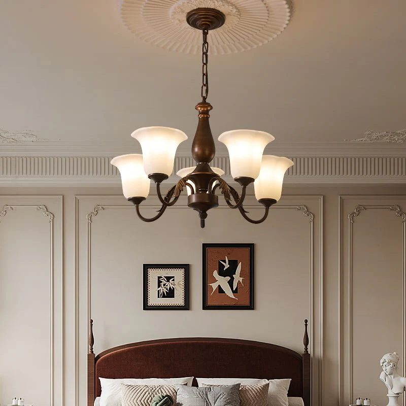 Uveleth Traditional Elegance Glass Chandelier - Image 20