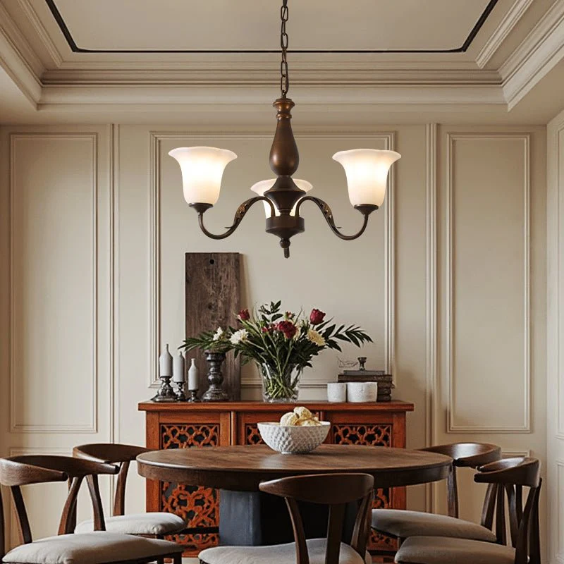 Uveleth Traditional Elegance Glass Chandelier - Image 25