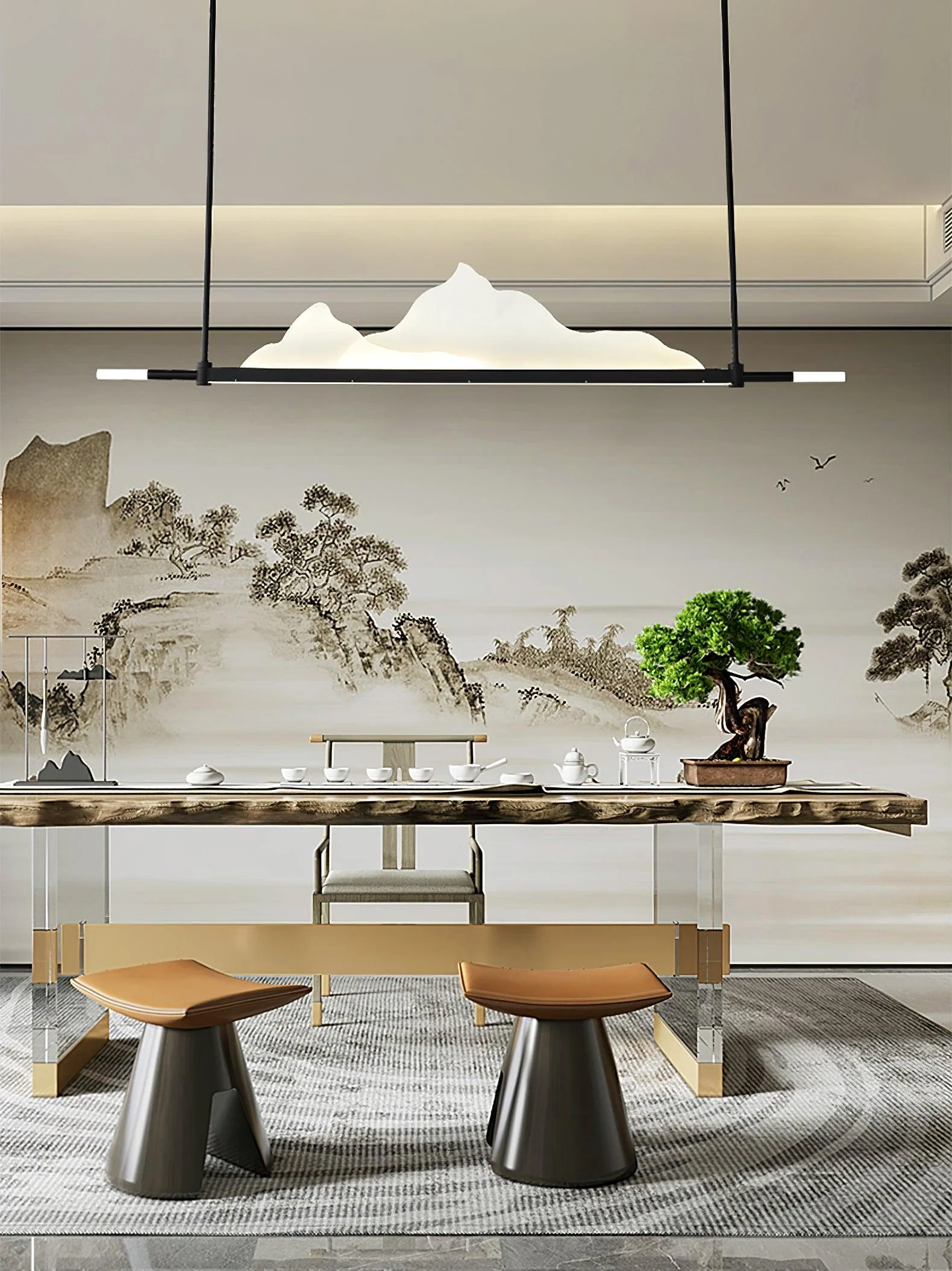 Uvineth Elegance Mountains Pendant Light - Image 14