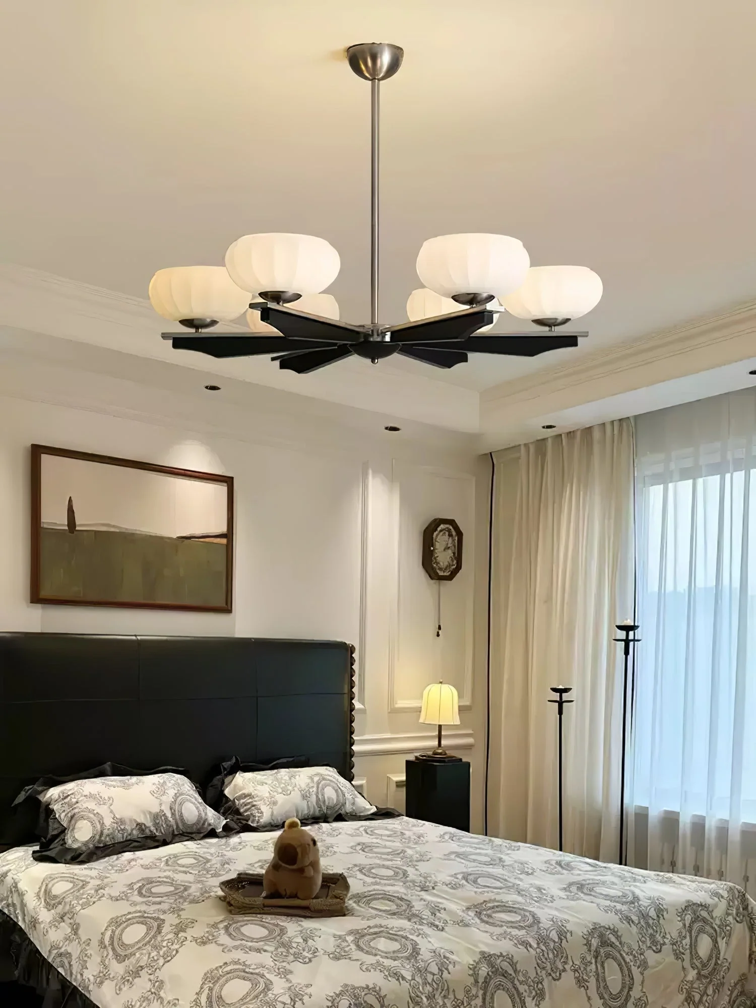 Uzoror Traditional Elegance Vintage Wood Chandelier - Image 10