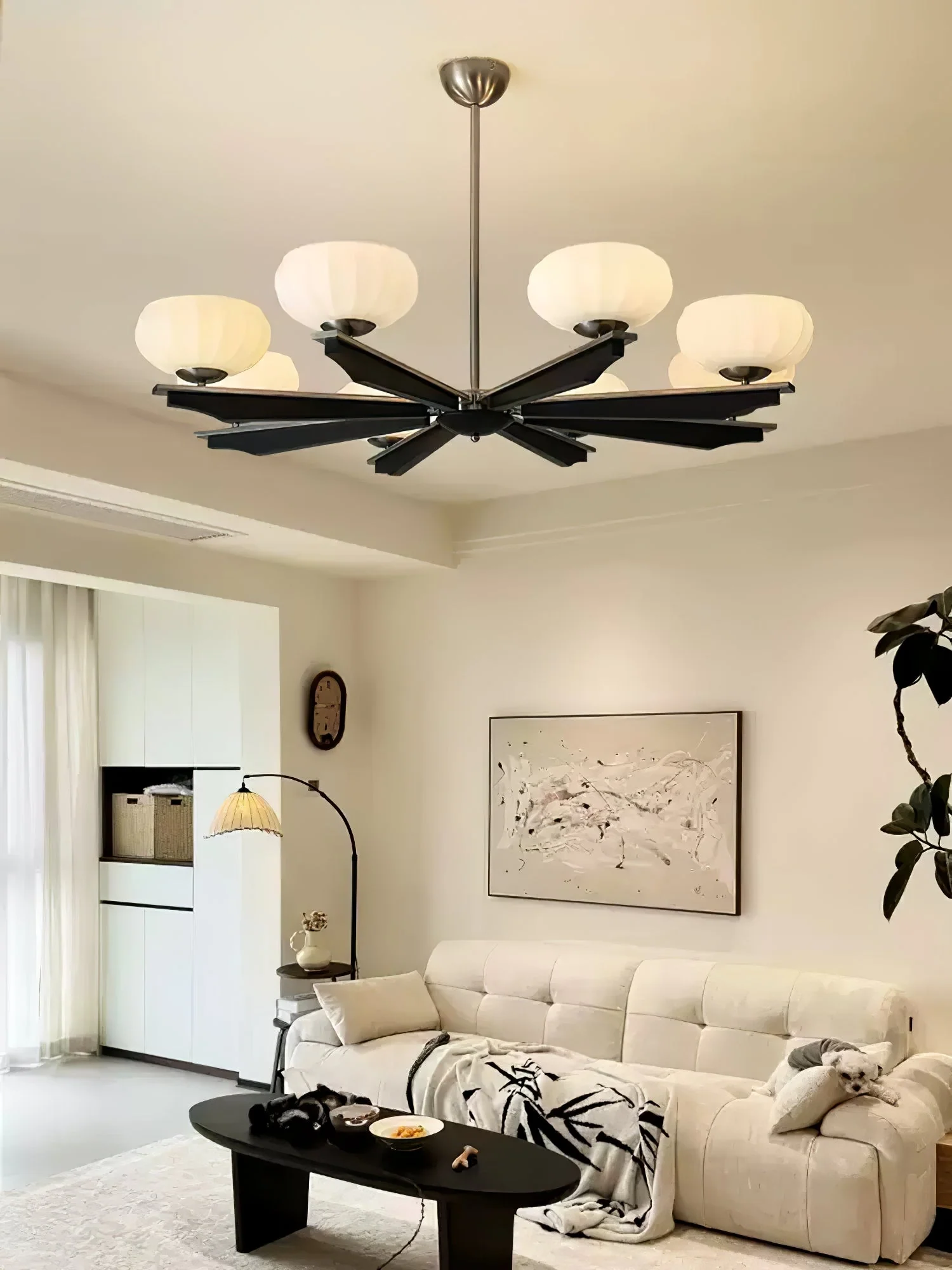 Uzoror Traditional Elegance Vintage Wood Chandelier - Image 17