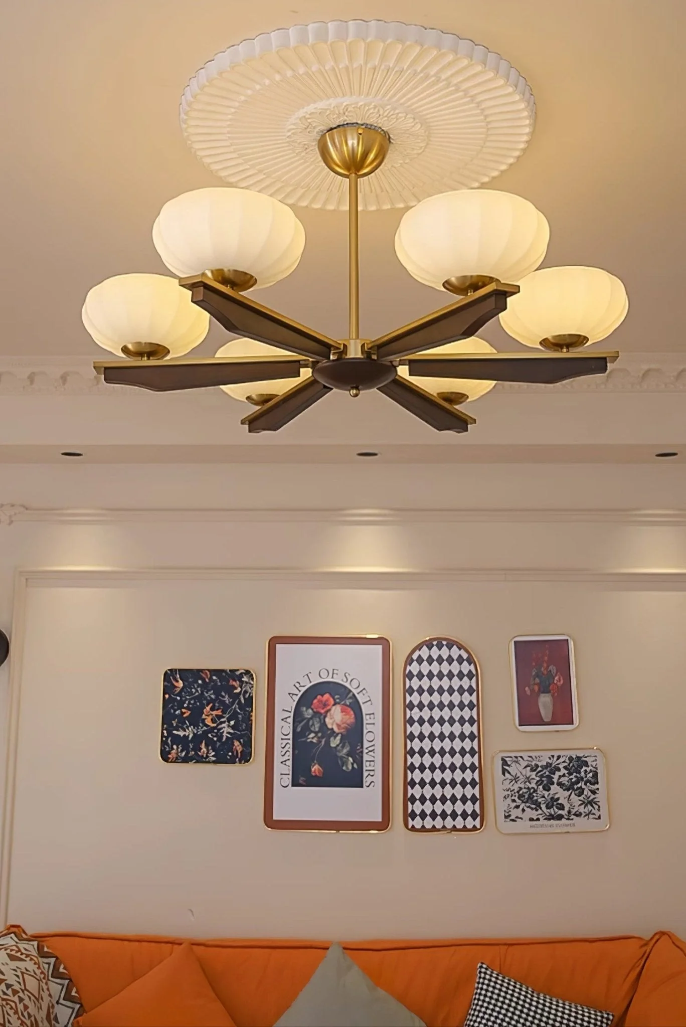 Uzoror Traditional Elegance Vintage Wood Chandelier - Image 18