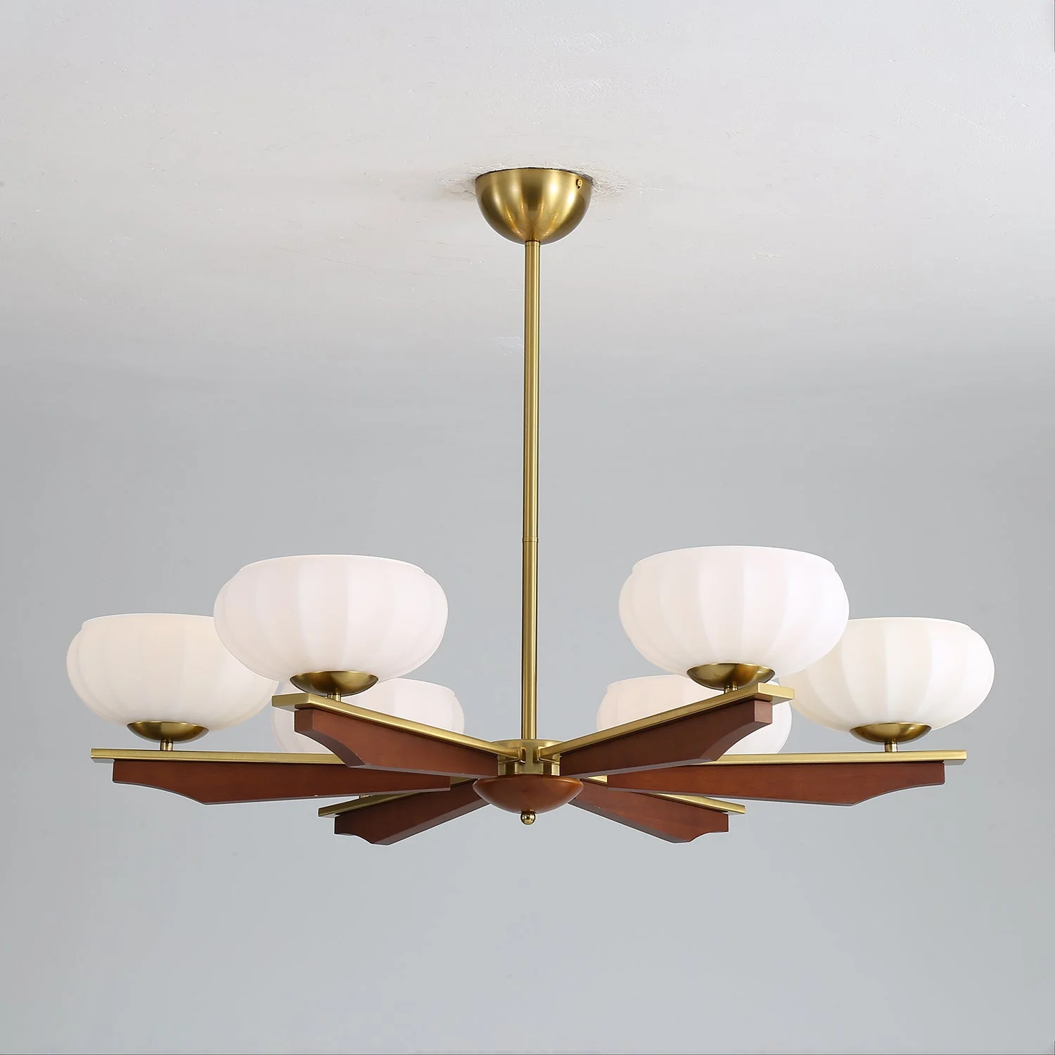 Uzoror Traditional Elegance Vintage Wood Chandelier - Image 19