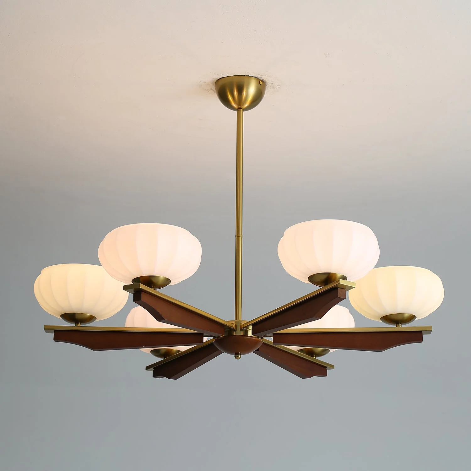 Uzoror Traditional Elegance Vintage Wood Chandelier - Image 25