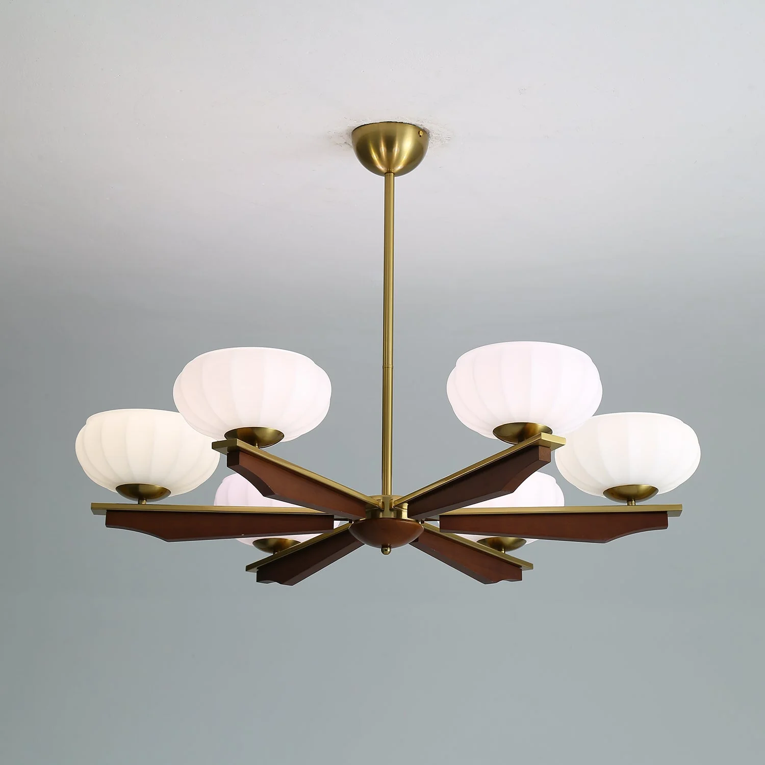 Uzoror Traditional Elegance Vintage Wood Chandelier - Image 26