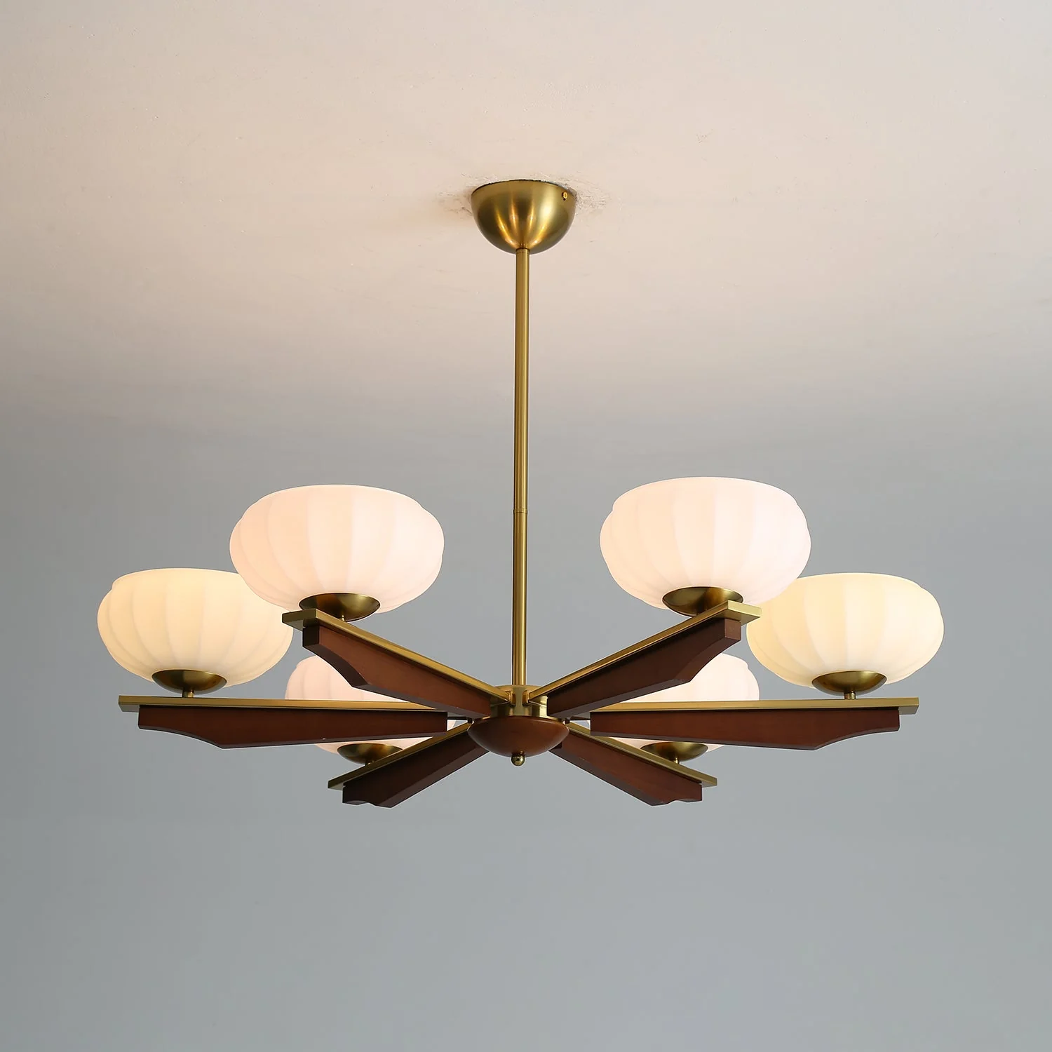 Uzoror Traditional Elegance Vintage Wood Chandelier - Image 27
