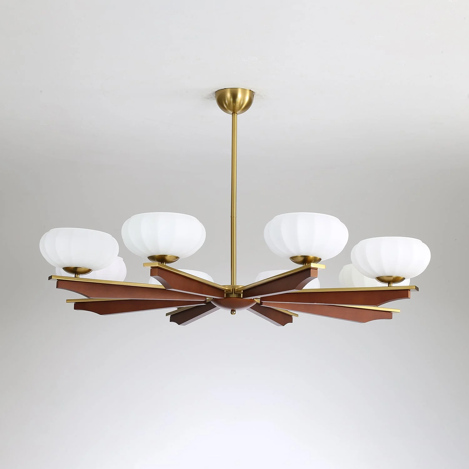 Uzoror Traditional Elegance Vintage Wood Chandelier - Image 35