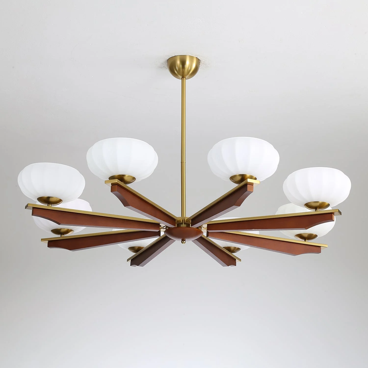 Uzoror Traditional Elegance Vintage Wood Chandelier - Image 5