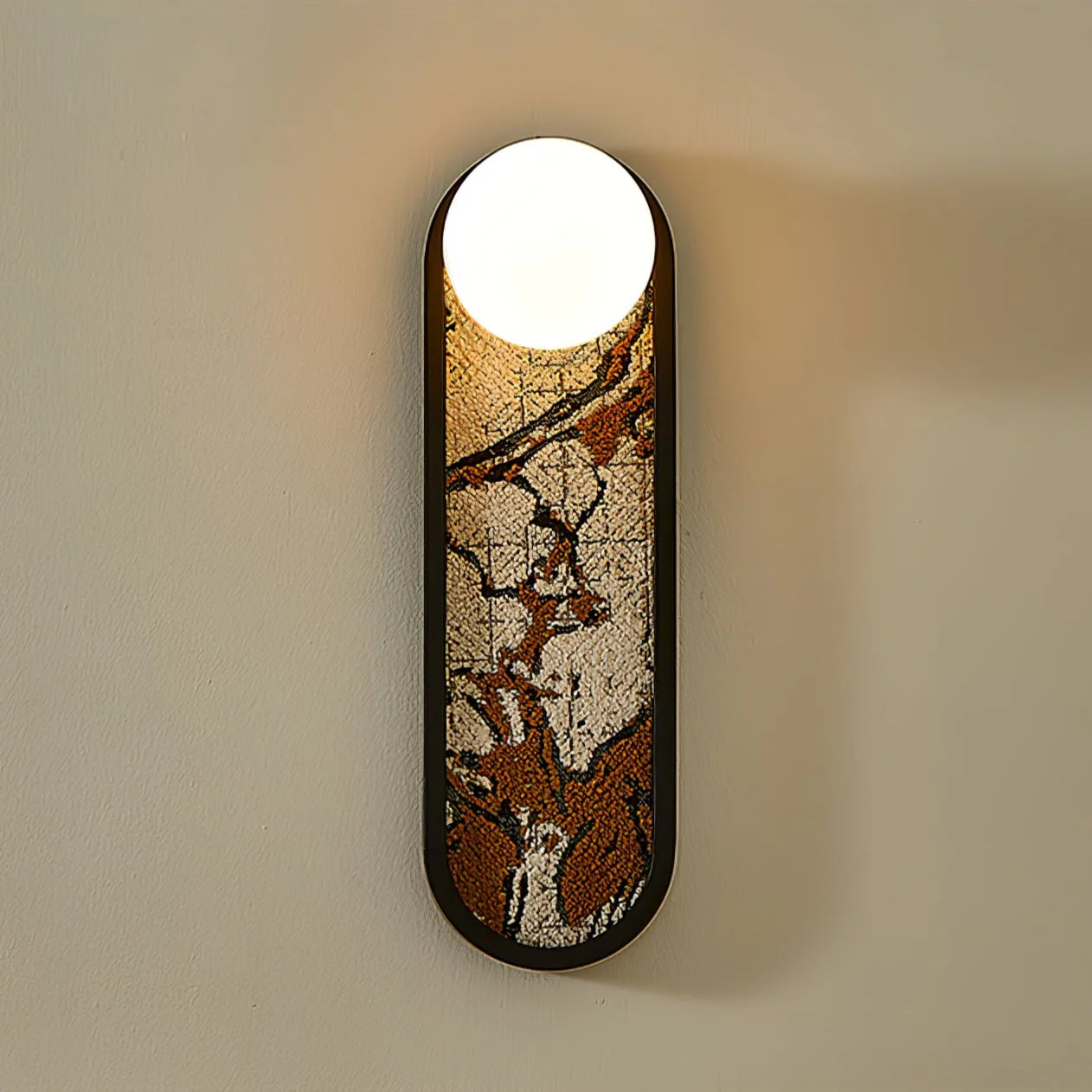 Uzorus Premium Nordic Art Fabric Wall Light - Image 3