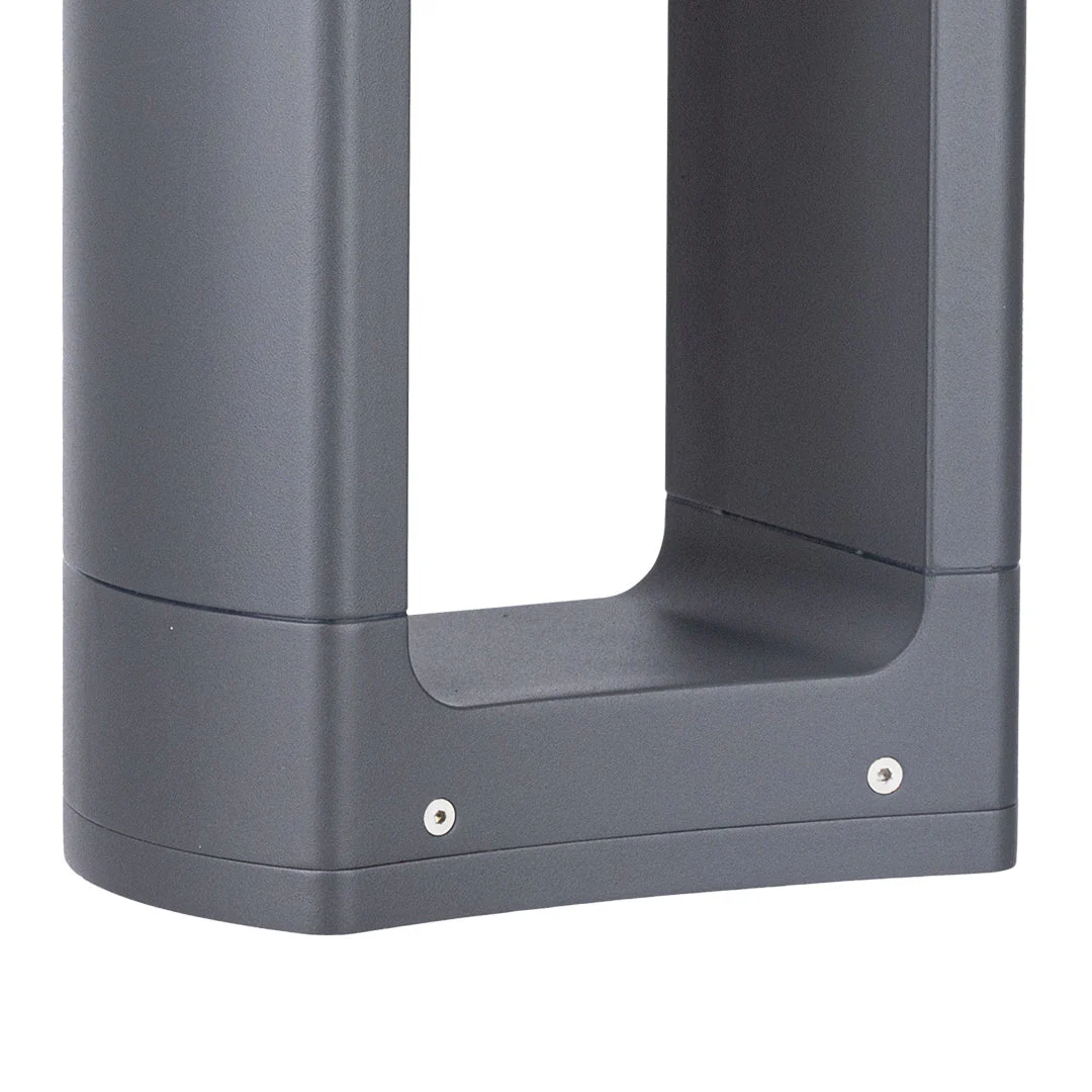 Vaessa Square LED Minimalist Outdoor Bollard Light - Image 4