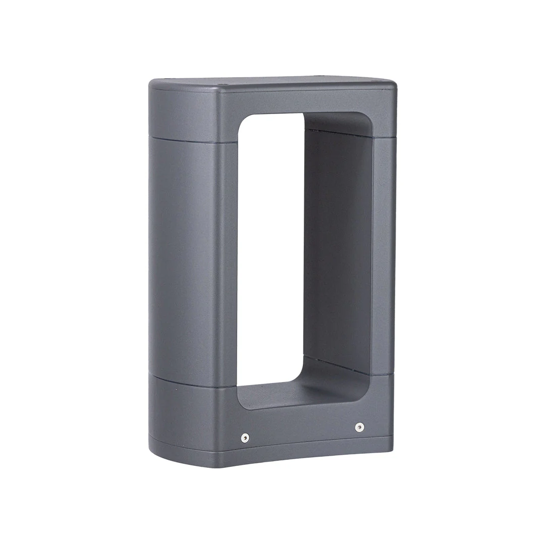 Vaessa Square LED Minimalist Outdoor Bollard Light - Image 6