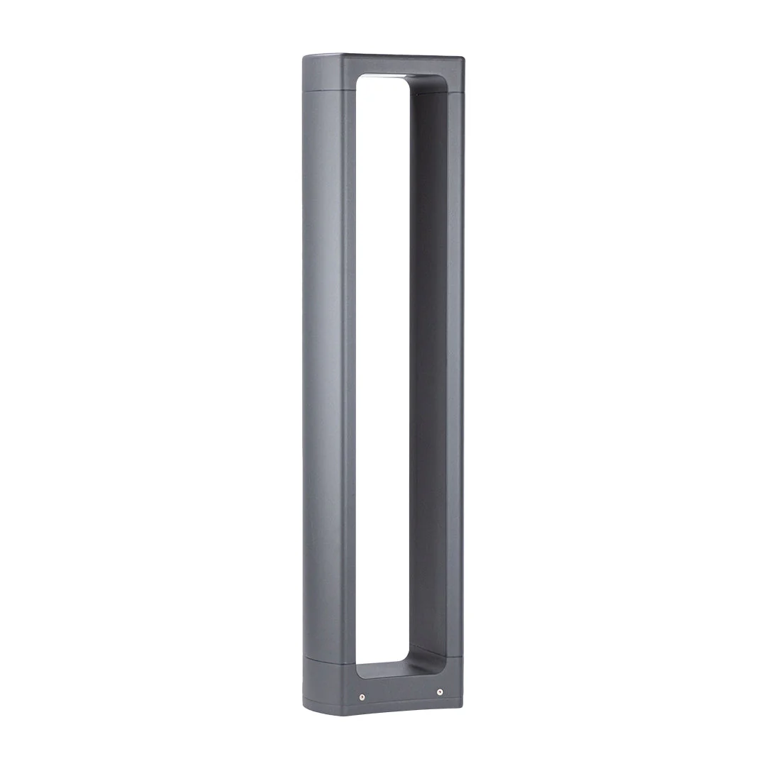 Vaessa Square LED Minimalist Outdoor Bollard Light - Image 7