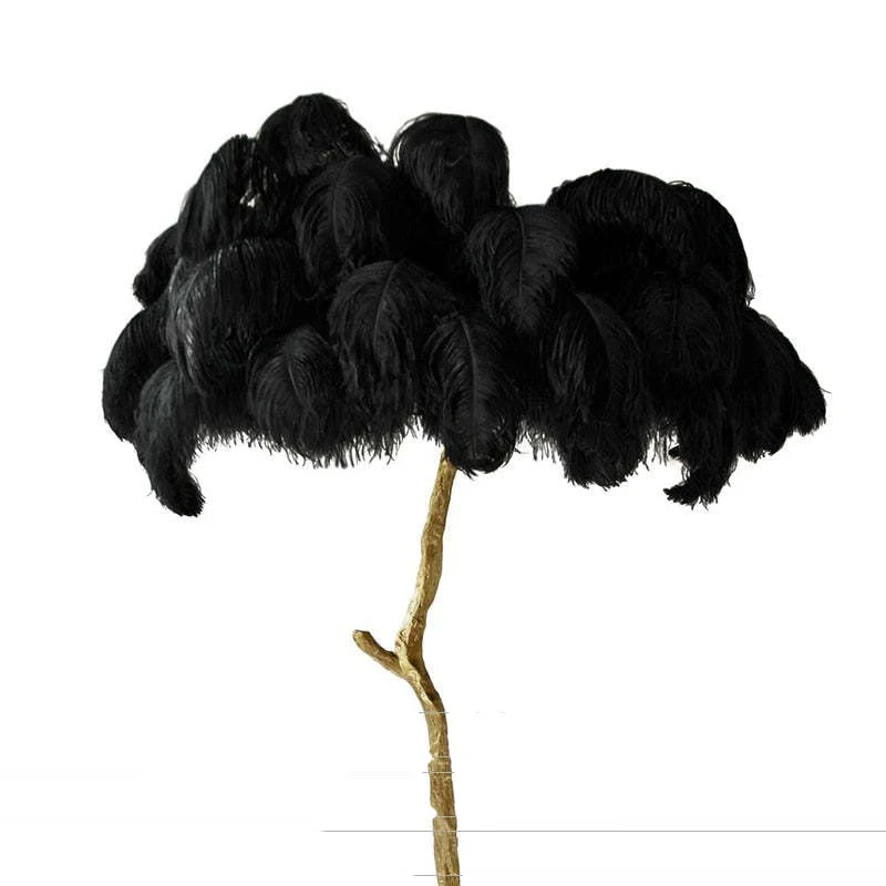 O'Moore Nordic Luxury Unique Ostrich Feather Floor Lamp/Table Lamp - Image 13