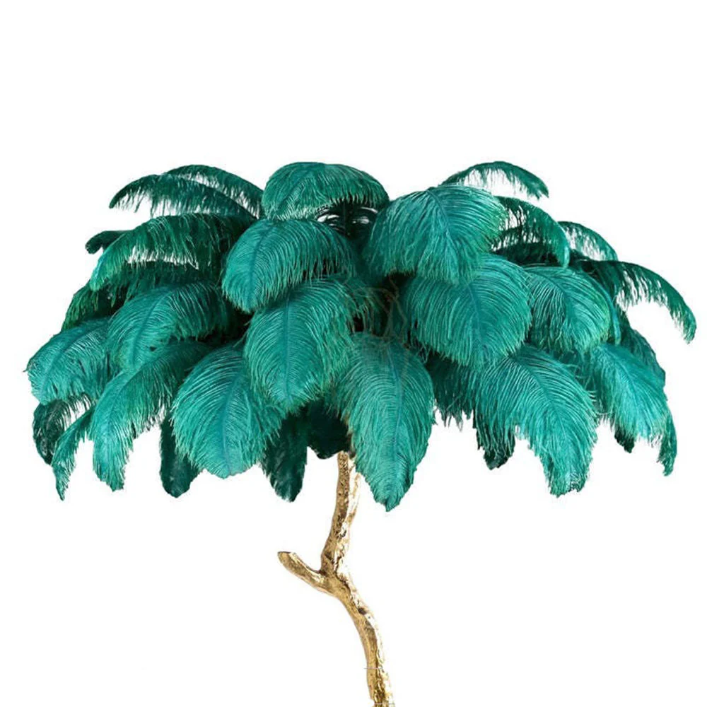 O'Moore Nordic Luxury Unique Ostrich Feather Floor Lamp/Table Lamp - Image 14