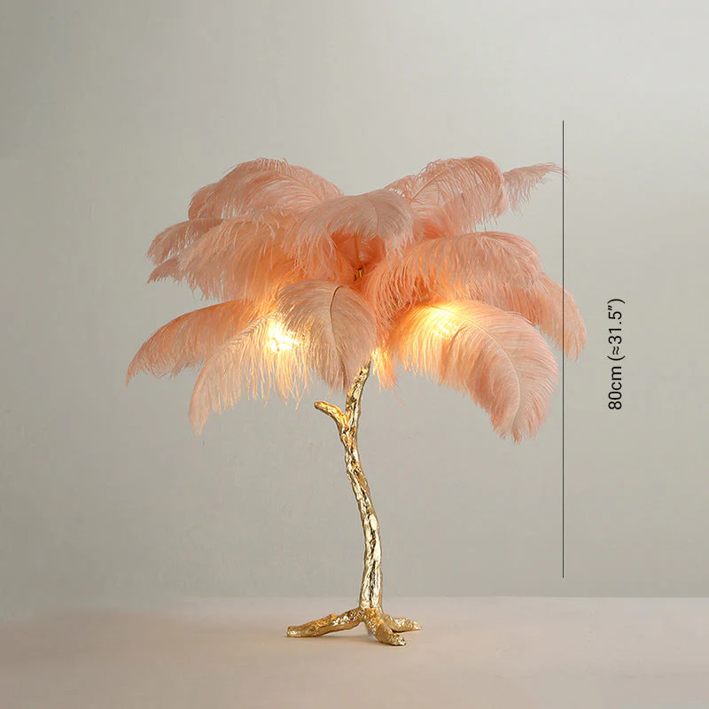 O'Moore Nordic Luxury Unique Ostrich Feather Floor Lamp/Table Lamp - Image 17