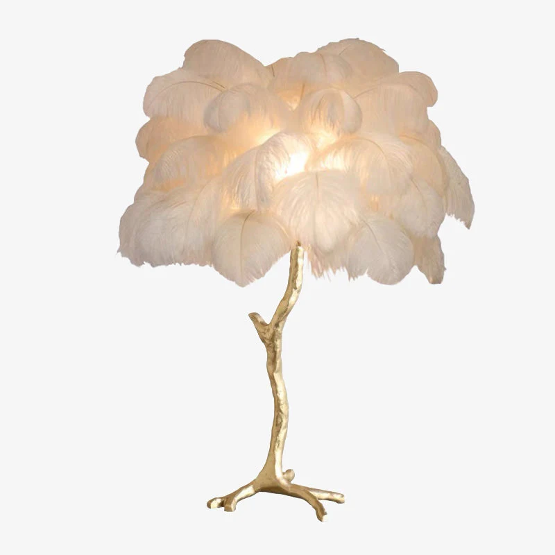 O'Moore Nordic Luxury Unique Ostrich Feather Floor Lamp/Table Lamp - Image 2