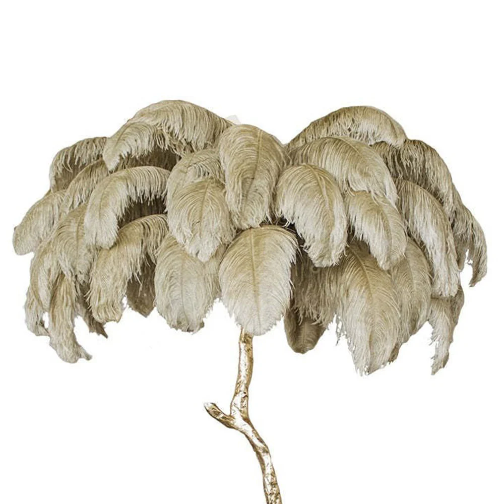 O'Moore Nordic Luxury Unique Ostrich Feather Floor Lamp/Table Lamp - Image 22
