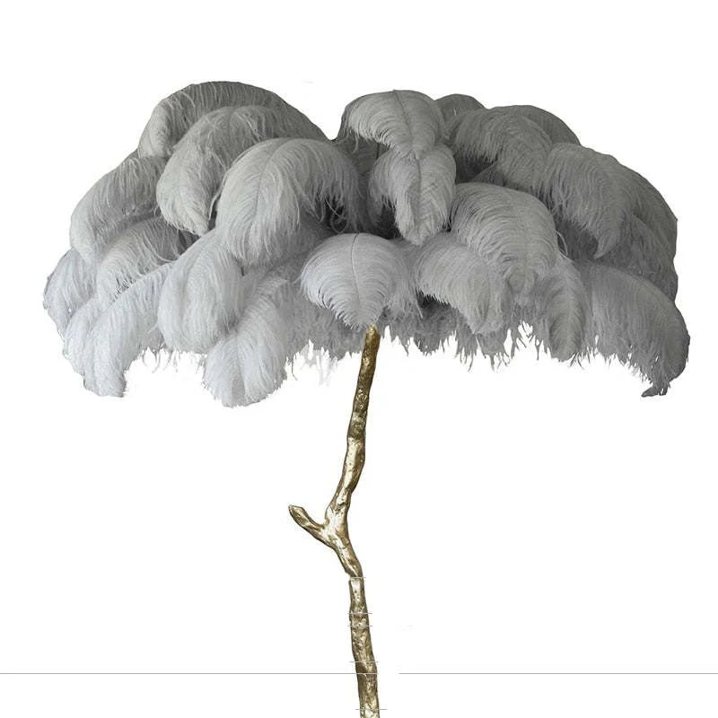O'Moore Nordic Luxury Unique Ostrich Feather Floor Lamp/Table Lamp - Image 3
