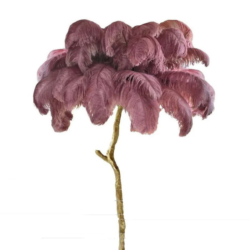 O'Moore Nordic Luxury Unique Ostrich Feather Floor Lamp/Table Lamp - Image 4