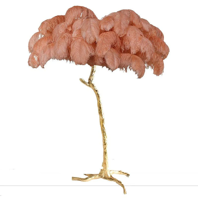 O'Moore Nordic Luxury Unique Ostrich Feather Floor Lamp/Table Lamp - Image 5
